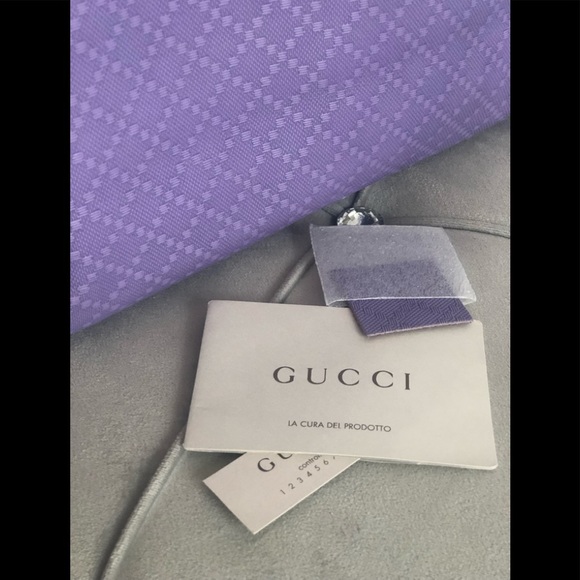 Gucci tote bag- lilac Diamanté Authentic - Picture 2 of 11